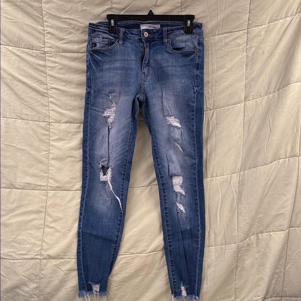 KanCan Ripped Blue Skinny Jeans